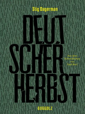 cover image of Deutscher Herbst